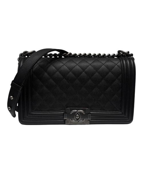 CHANEL（シャネル）CHANEL (シャネル) ボーイシャネル25 ブラック サイズ:25の古着・服飾アイテム