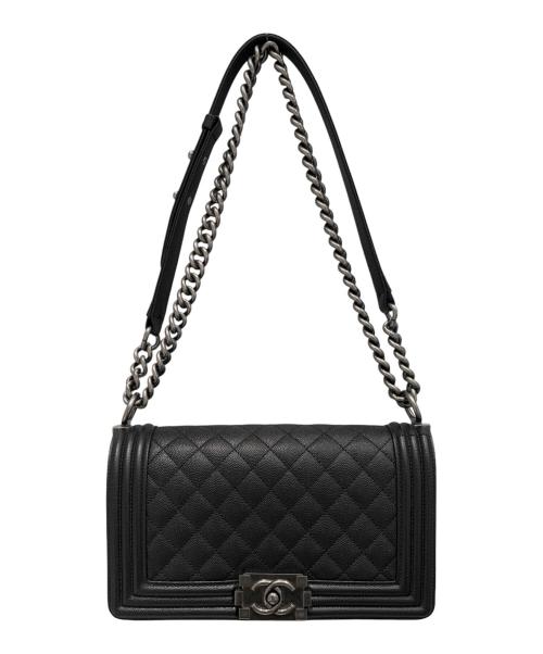 CHANEL（シャネル）CHANEL (シャネル) ボーイシャネル25 ブラック サイズ:25の古着・服飾アイテム