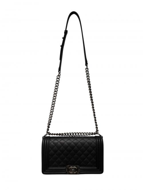 CHANEL（シャネル）CHANEL (シャネル) ボーイシャネル25 ブラック サイズ:25の古着・服飾アイテム