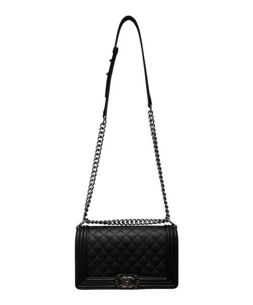 CHANEL（シャネル）CHANEL (シャネル) ボーイシャネル25 ブラック サイズ:25の古着・服飾アイテム