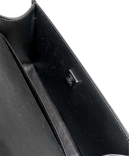 CHANEL（シャネル）CHANEL (シャネル) ボーイシャネル25 ブラック サイズ:25の古着・服飾アイテム