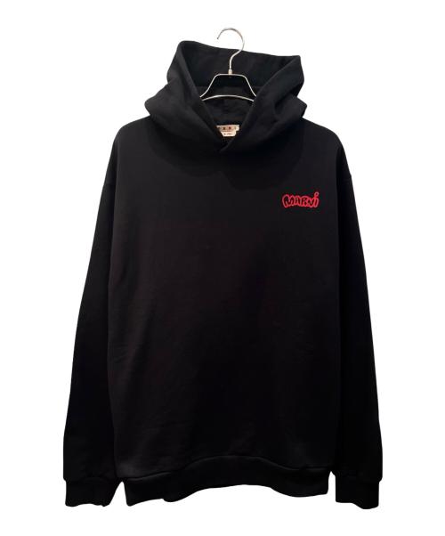 MARNI（マルニ）MARNI (マルニ) Piggy And Logo Print On Sweatshirt ブラック サイズ:46の古着・服飾アイテム