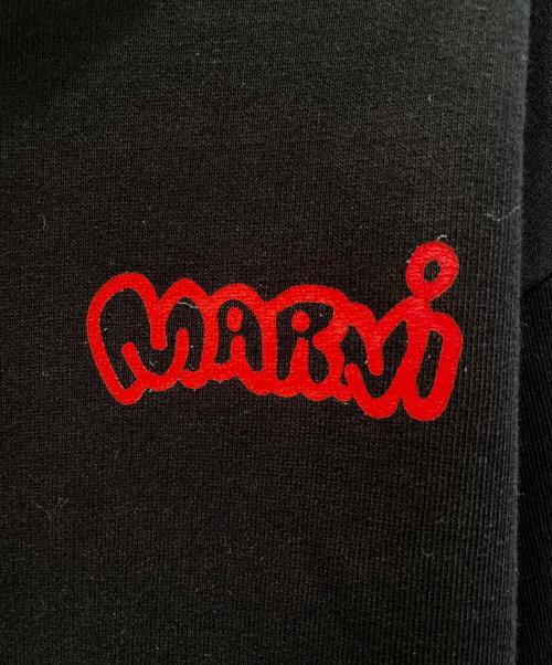 MARNI（マルニ）MARNI (マルニ) Piggy And Logo Print On Sweatshirt ブラック サイズ:46の古着・服飾アイテム