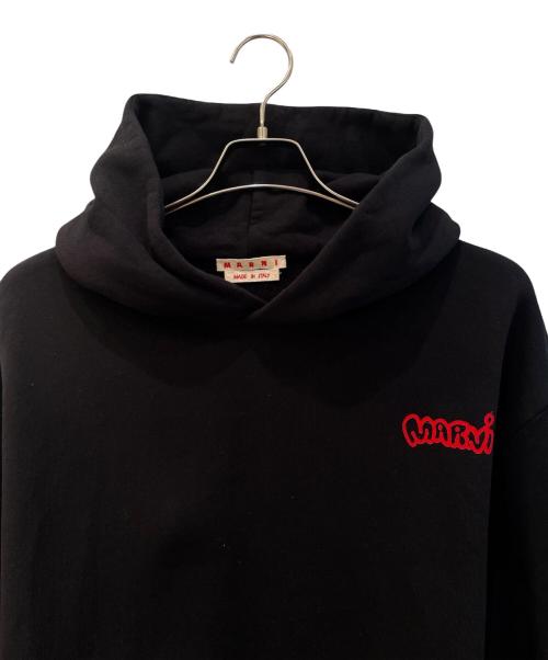MARNI（マルニ）MARNI (マルニ) Piggy And Logo Print On Sweatshirt ブラック サイズ:46の古着・服飾アイテム