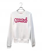 MARNIマルニ）の古着「ロゴプリントスウェット」｜ホワイト
