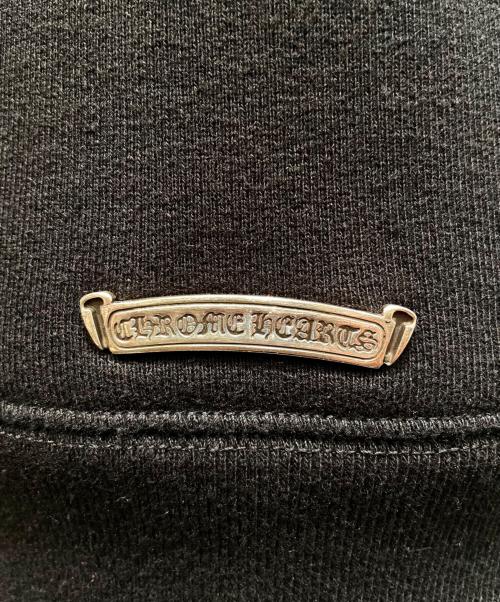 CHROME HEARTS（クロムハーツ）CHROME HEARTS (クロムハーツ) Y NOT CH LOGO CEMETERY CROSS 7-11 HOODIE PULLOVER ブラック サイズ:XLの古着・服飾アイテム