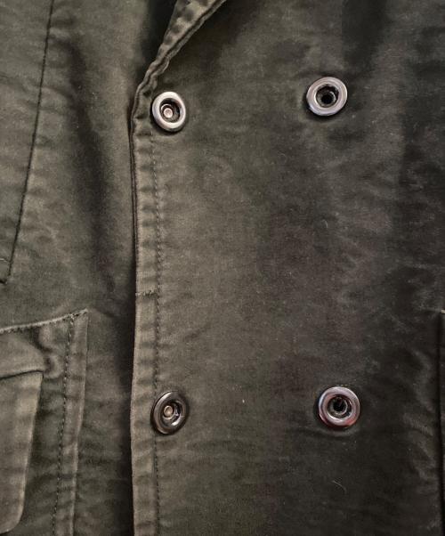 Maison Margiela 10（メゾンマルジェラ 10）Maison Margiela 10 (メゾンマルジェラ 10) モールスキンPコート ブラック サイズ:48の古着・服飾アイテム