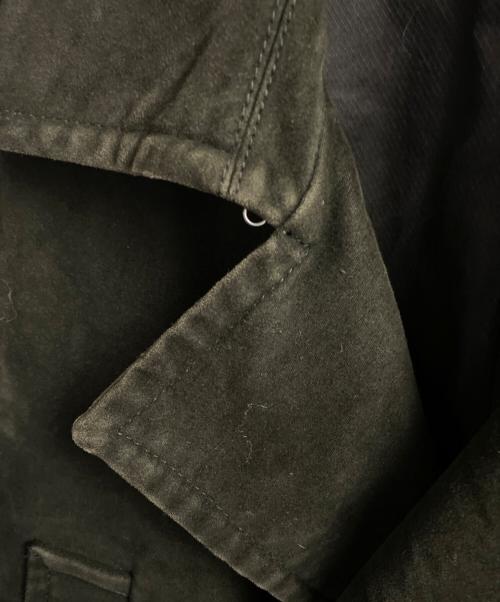 Maison Margiela 10（メゾンマルジェラ 10）Maison Margiela 10 (メゾンマルジェラ 10) モールスキンPコート ブラック サイズ:48の古着・服飾アイテム