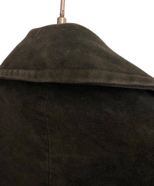 Maison Margiela 10（メゾンマルジェラ 10）Maison Margiela 10 (メゾンマルジェラ 10) モールスキンPコート ブラック サイズ:48の古着・服飾アイテム