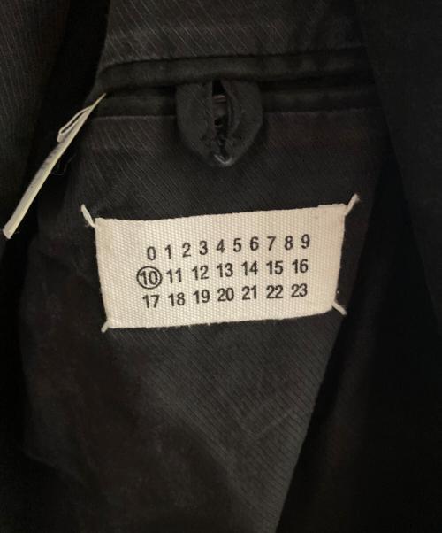 Maison Margiela 10（メゾンマルジェラ 10）Maison Margiela 10 (メゾンマルジェラ 10) モールスキンPコート ブラック サイズ:48の古着・服飾アイテム