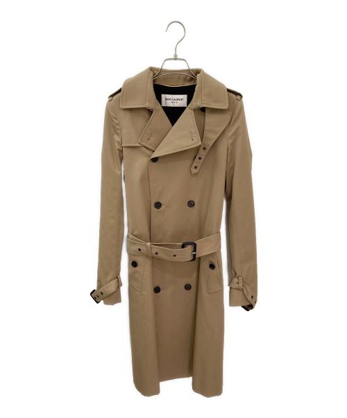 Saint Laurent Paris（サンローランパリ）Saint Laurent Paris (サンローランパリ) トレンチコート ベージュ サイズ:36の古着・服飾アイテム