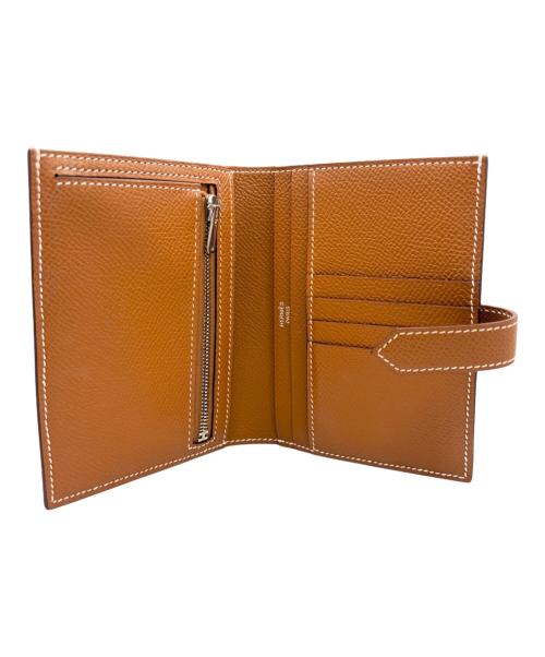HERMES（エルメス）HERMES (エルメス) ベアンコンパクト/2つ折り財布 ゴールドの古着・服飾アイテム