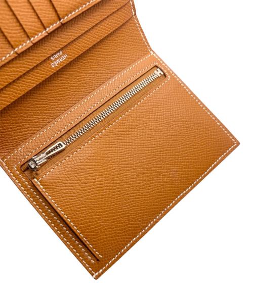 HERMES（エルメス）HERMES (エルメス) ベアンコンパクト/2つ折り財布 ゴールドの古着・服飾アイテム