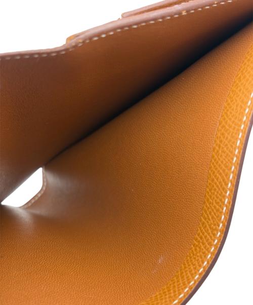 HERMES（エルメス）HERMES (エルメス) ベアンコンパクト/2つ折り財布 ゴールドの古着・服飾アイテム