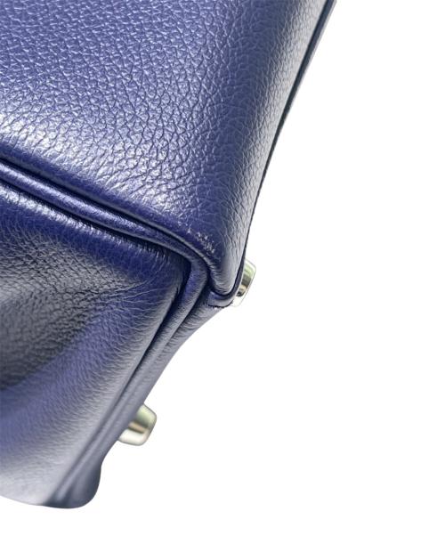 HERMES（エルメス）HERMES (エルメス) ケリー28 内縫い ヴェルソ/シルバー金具/エバーカラー/ブルーアンクル×ブルーゼリージュ/D刻印/2019年 ブルーアンクル×ブルーゼリージュ サイズ:28の古着・服飾アイテム