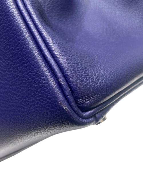 HERMES（エルメス）HERMES (エルメス) ケリー28 内縫い ヴェルソ/シルバー金具/エバーカラー/ブルーアンクル×ブルーゼリージュ/D刻印/2019年 ブルーアンクル×ブルーゼリージュ サイズ:28の古着・服飾アイテム