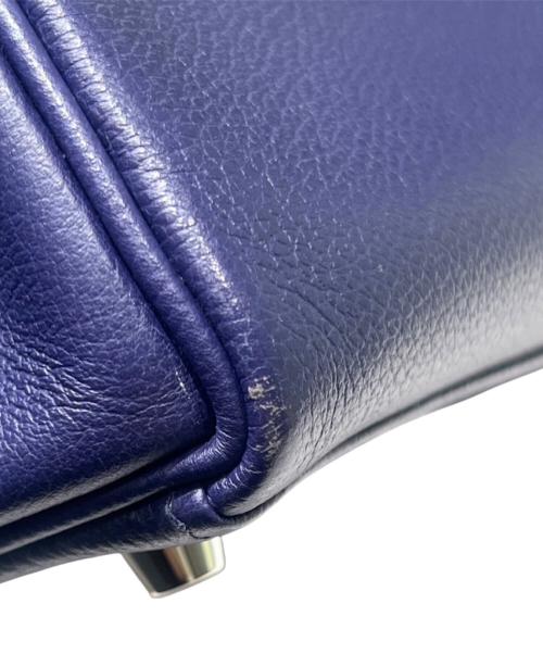 HERMES（エルメス）HERMES (エルメス) ケリー28 内縫い ヴェルソ/シルバー金具/エバーカラー/ブルーアンクル×ブルーゼリージュ/D刻印 ブルーアンクル×ブルーゼリージュ サイズ:28の古着・服飾アイテム