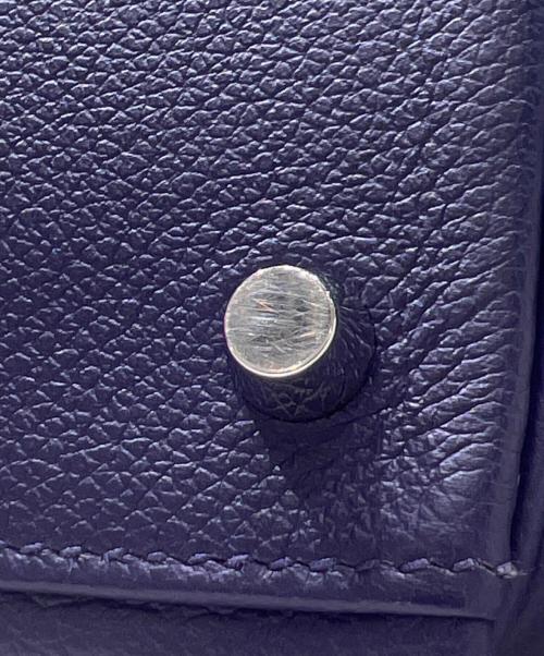 HERMES（エルメス）HERMES (エルメス) ケリー28 内縫い ヴェルソ/シルバー金具/エバーカラー/ブルーアンクル×ブルーゼリージュ/D刻印 ブルーアンクル×ブルーゼリージュ サイズ:28の古着・服飾アイテム