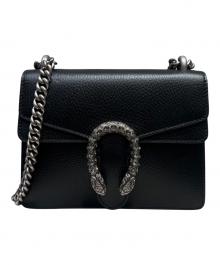 GUCCI（グッチ）の古着「ディオニュソス / チェーンショルダーバッグ」｜ブラック×シルバー金具