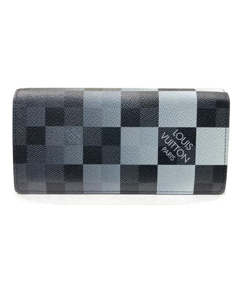 LOUIS VUITTON（ルイ ヴィトン）LOUIS VUITTON (ルイ ヴィトン) ポルトフォイユブラザNM ブラック×グレー サイズ:-の古着・服飾アイテム