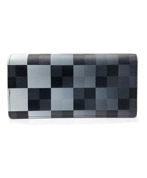 LOUIS VUITTON（ルイ ヴィトン）LOUIS VUITTON (ルイ ヴィトン) ポルトフォイユブラザNM ブラック×グレー サイズ:-の古着・服飾アイテム