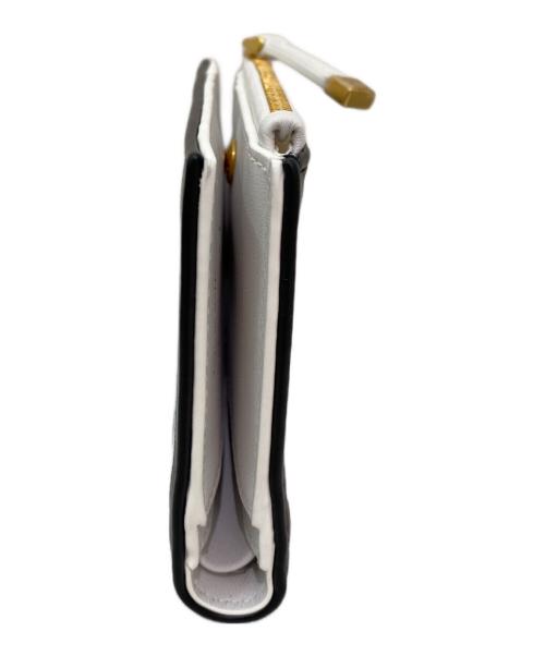 Christian Dior（クリスチャン ディオール）Christian Dior (クリスチャン ディオール) DAHLIA ウォレット ブラック×ホワイトの古着・服飾アイテム