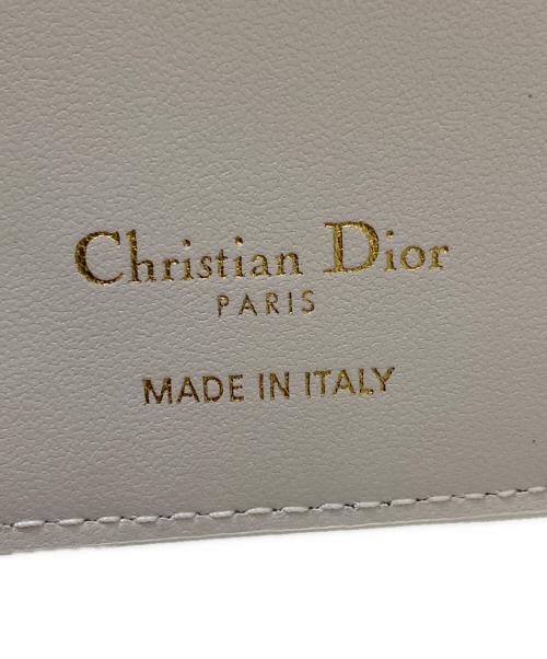 Christian Dior（クリスチャン ディオール）Christian Dior (クリスチャン ディオール) DAHLIA ウォレット ブラック×ホワイトの古着・服飾アイテム