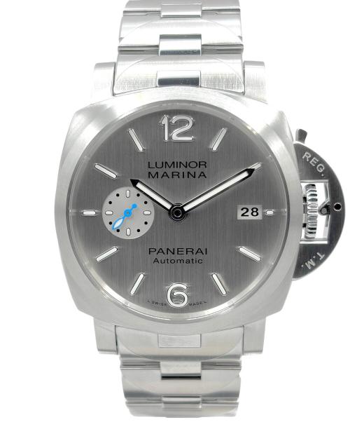 PANERAI（パネライ）PANERAI Luminor Marina 1980 3 Days Automatic ルミノール マリーナ 1950 3デイズ オートマチック Ref.PAM00977 42mm シルバー文字盤 サイズ:42mm/19.5cmの古着・服飾アイテム