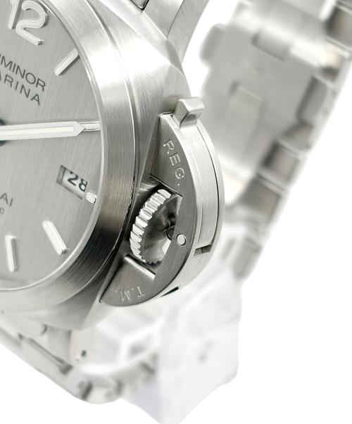 PANERAI（パネライ）PANERAI Luminor Marina 1980 3 Days Automatic ルミノール マリーナ 1950 3デイズ オートマチック Ref.PAM00977 42mm シルバー文字盤 サイズ:42mm/19.5cmの古着・服飾アイテム