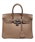 HERMESエルメス）の古着「Birkin 25/バーキン25/トリヨンクレマンス/エトゥープ/シルバー金具/Z刻印：2021年」｜エトゥープ×シルバー金具