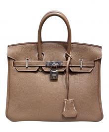 HERMES（エルメス）の古着「Birkin 25/バーキン25/トリヨンクレマンス/エトゥープ/シルバー金具/Z刻印：2021年」｜エトゥープ×シルバー金具