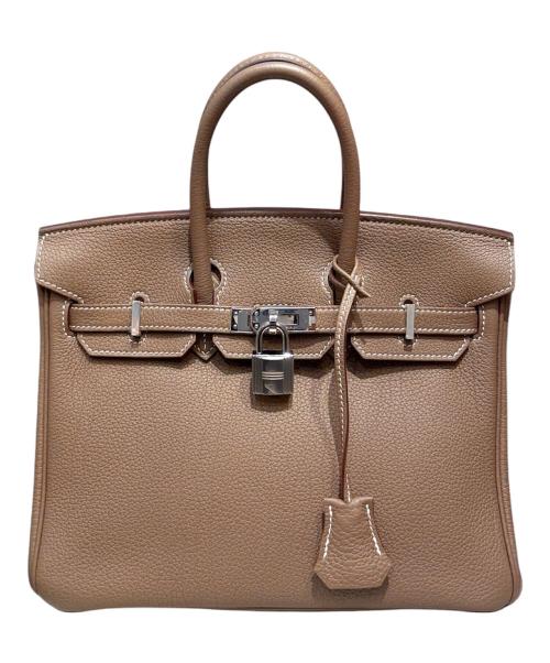 HERMES（エルメス）HERMES (エルメス) Birkin 25/バーキン25/トリヨンクレマンス/エトゥープ/シルバー金具/Z刻印：2021年 エトゥープ×シルバー金具 サイズ:25の古着・服飾アイテム