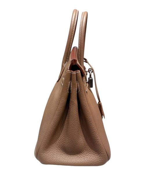 HERMES（エルメス）HERMES (エルメス) Birkin 25/バーキン25/トリヨンクレマンス/エトゥープ/シルバー金具/Z刻印：2021年 エトゥープ×シルバー金具 サイズ:25の古着・服飾アイテム