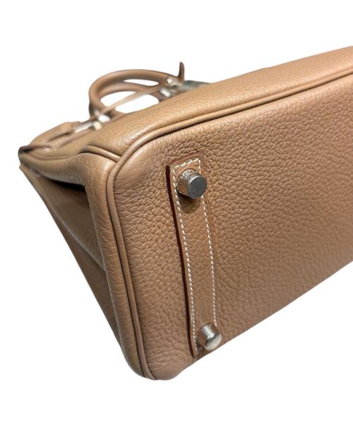 HERMES（エルメス）HERMES (エルメス) Birkin 25/バーキン25/トリヨンクレマンス/エトゥープ/シルバー金具/Z刻印：2021年 エトゥープ×シルバー金具 サイズ:25の古着・服飾アイテム