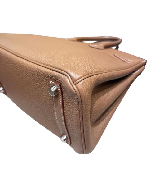 HERMES（エルメス）HERMES (エルメス) Birkin 25/バーキン25/トリヨンクレマンス/エトゥープ/シルバー金具/Z刻印：2021年 エトゥープ×シルバー金具 サイズ:25の古着・服飾アイテム