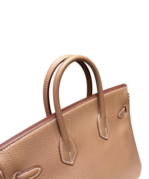 HERMES（エルメス）HERMES (エルメス) Birkin 25/バーキン25/トリヨンクレマンス/エトゥープ/シルバー金具/Z刻印：2021年 エトゥープ×シルバー金具 サイズ:25の古着・服飾アイテム