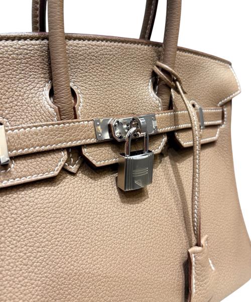 HERMES（エルメス）HERMES (エルメス) Birkin 25/バーキン25/トリヨンクレマンス/エトゥープ/シルバー金具/Z刻印：2021年 エトゥープ×シルバー金具 サイズ:25の古着・服飾アイテム