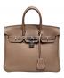 HERMES（エルメス）の古着「Birkin 25/バーキン25/トリヨンクレマンス/エトゥープ/シルバー金具/Z刻印：2021年」｜エトゥープ×シルバー金具
