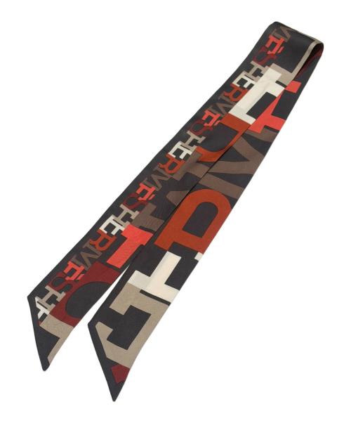 HERMES（エルメス）HERMES (エルメス) ツイリー レッド×マルチカラーの古着・服飾アイテム