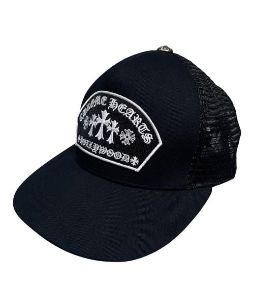 CHROME HEARTS（クロムハーツ）CHROME HEARTS (クロムハーツ) トラッカーキャップ ブラック サイズ:60cmの古着・服飾アイテム