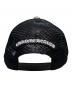 中古・古着 CHROME HEARTS (クロムハーツ) トラッカーキャップ ブラック サイズ:60cm：80000円