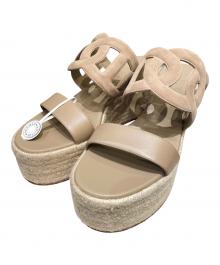 HERMES（エルメス）の古着「イテア30/エスパドリーユ」｜ベージュ