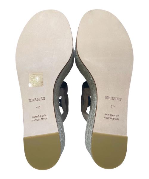 HERMES（エルメス）HERMES (エルメス) イテア30/エスパドリーユ ベージュ サイズ:39 未使用品の古着・服飾アイテム