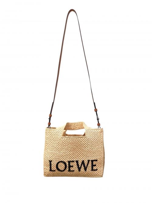 LOEWE（ロエベ）LOEWE (ロエベ) ロエベフォント トート スモール ナチュラルの古着・服飾アイテム