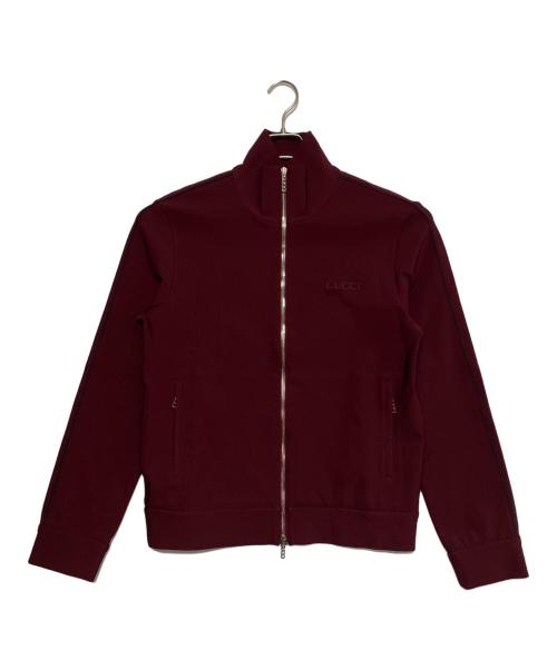GUCCI（グッチ）GUCCI (グッチ) テクニカルジャージジップアップジャケット レッド サイズ:Lの古着・服飾アイテム