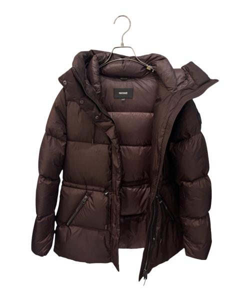 mackage（マッカージュ）mackage (マッカージュ) FREYA/フーデッドダウンジャケットブルゾン ブラウン サイズ:ＸＳの古着・服飾アイテム