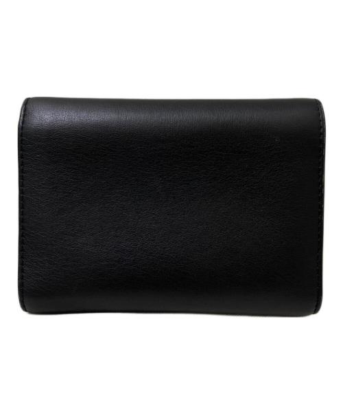 DELVAUX（デルヴォー）DELVAUX (デルヴォー) TEMPETE COMPACT WALLET ブラックの古着・服飾アイテム