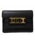 DELVAUX（デルヴォー）の古着「TEMPETE COMPACT WALLET」｜ブラック