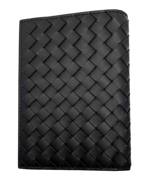 BOTTEGA VENETA（ボッテガベネタ）BOTTEGA VENETA (ボッテガベネタ) パスポートケース ブラックの古着・服飾アイテム