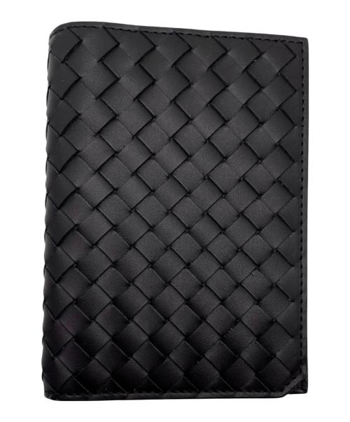 BOTTEGA VENETA（ボッテガベネタ）BOTTEGA VENETA (ボッテガベネタ) パスポートケース ブラックの古着・服飾アイテム